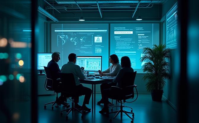 Team ReteViva al lavoro con infrastrutture digitali